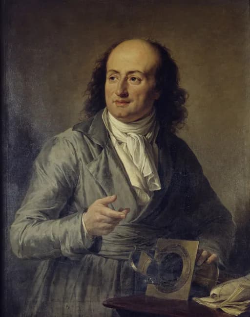 ジャック・シャルルの肖像(Portrait du physicien Charles・出典: Wikimedia Commons・Adélaïde Labille-Guiard・Public domain)