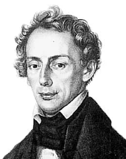 クリスティアン・ドップラーの肖像(Cdoppler・出典: Wikimedia Commons・作者不明・Public domain)