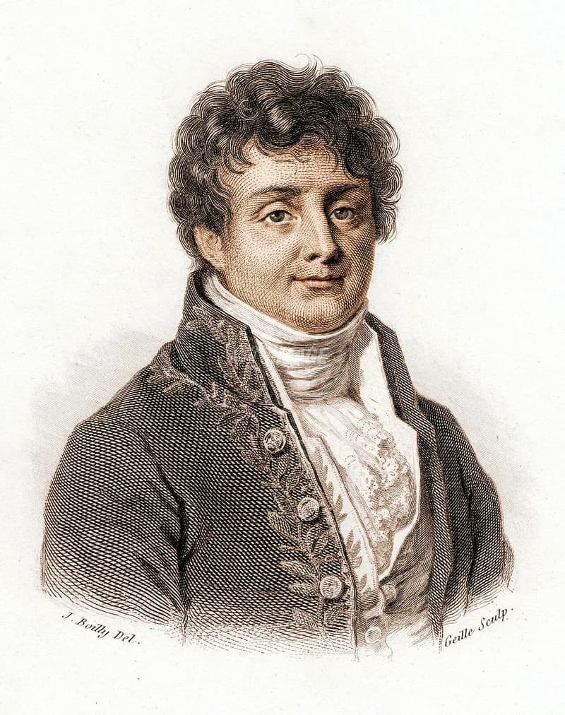 ジョゼフ・フーリエの肖像(Portrait of Joseph Fourier・出典: Wikimedia Commons・Julien-Léopold Boilly・Public domain)