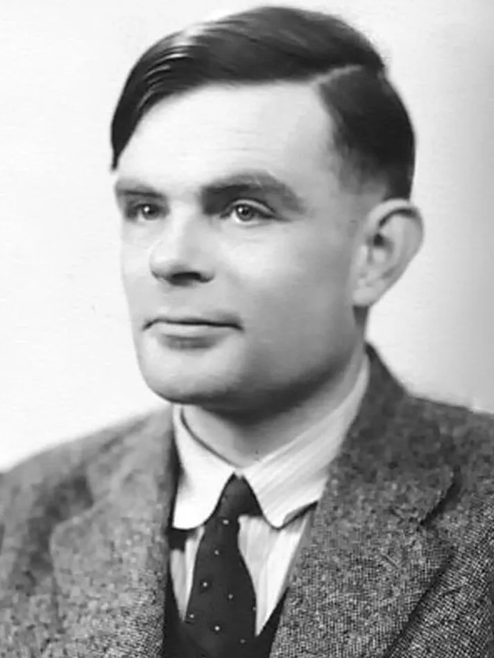 アラン・チューリングの肖像(Alan Turing (1951) (crop))