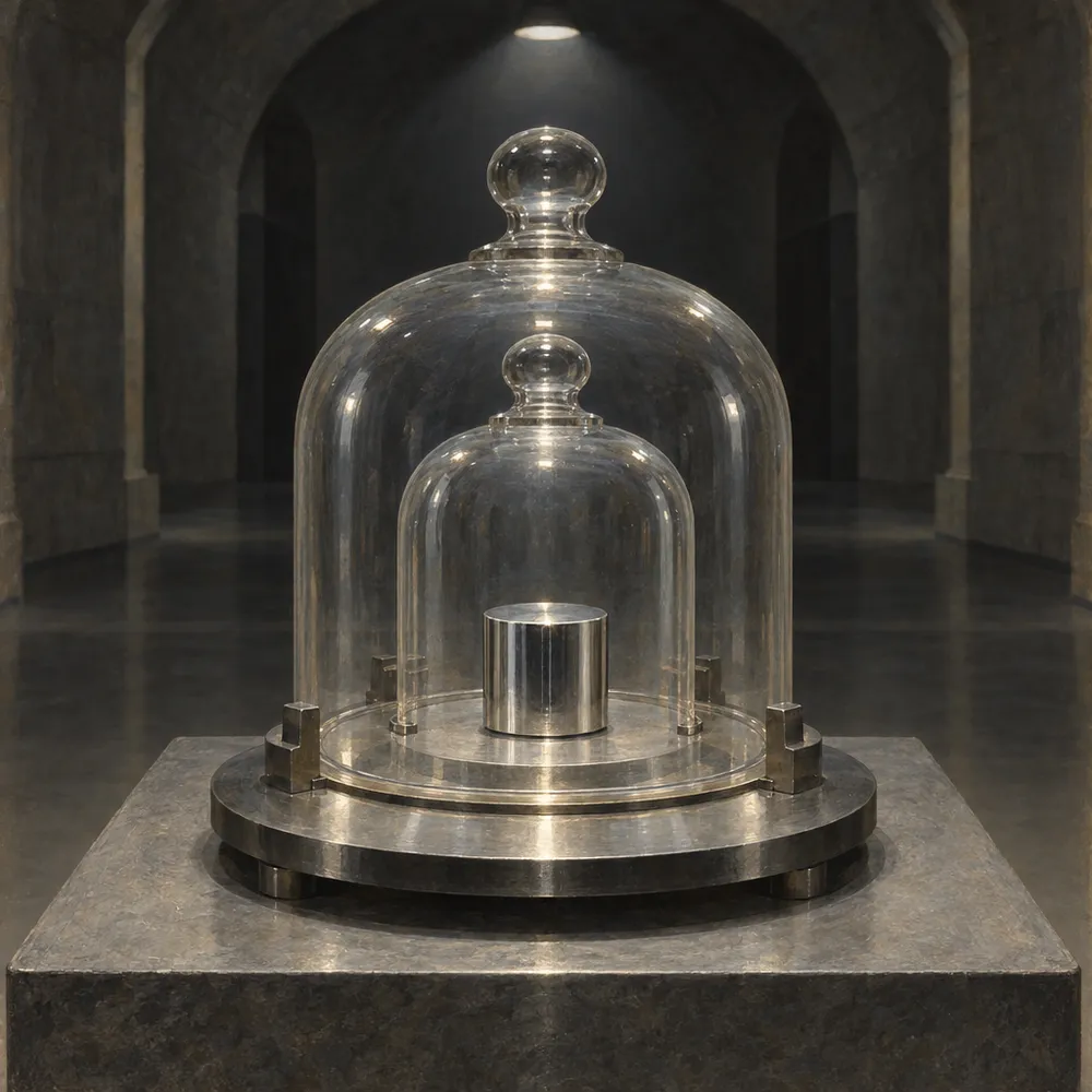 国際キログラム原器(画像生成 AI で描いたイメージ)